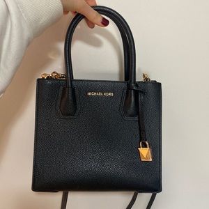 Michael Kors Mercer pebbled leather crossbody